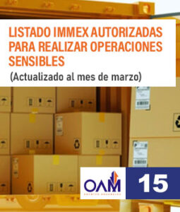 Listado INMEX Autorizadada - Exportación e Importación Agencia Aduanal